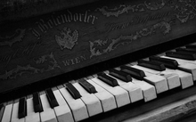 black and white music piano classic monochrome piano keys 1920x1080 wallpaper 